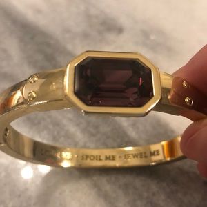 MFIL Cuff with Purple Stone